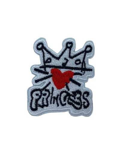 Anwendung: Prinzessinnen-Herz-Stickkrone, 6 cm hoch