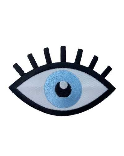 Patch thermocollant brodé Heavenly eye application 45x30 mm