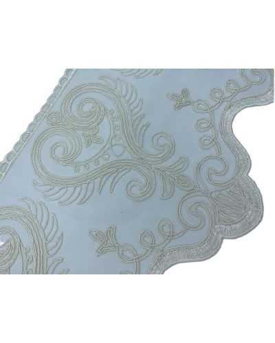 Trimmings Lace Tulle Lace Heart Embroidery Rebrodè Scalloped High 20 Cm