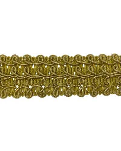 Lurex-Besatz, Modell Agremano, gewellter Rand, 4 cm hoch
