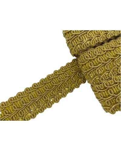 Passementerie Lurex Modèle Agremano Bord Festonné 4 Cm De Haut
