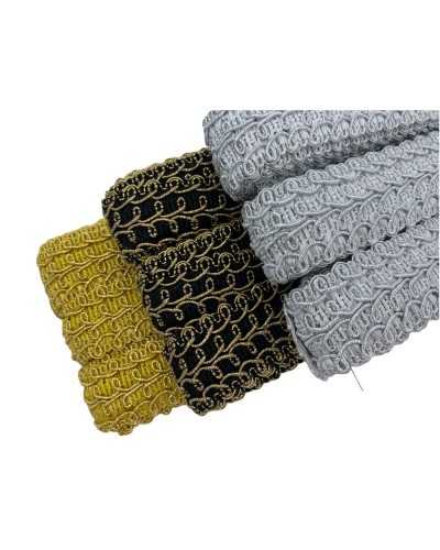 Lurex Trimmings Model Agremano Scalloped Edge 4 Cm High