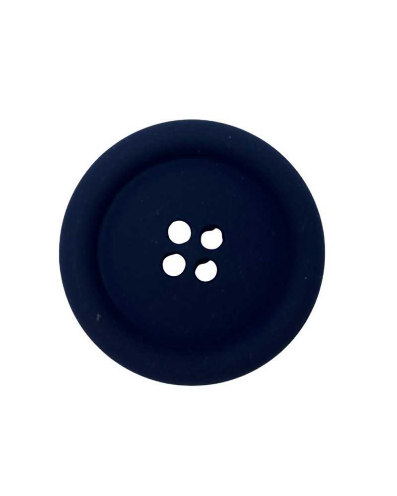 Bottone Resina Effetto Velluto Scamosciato Silicone Misura 30 19x19 Mm