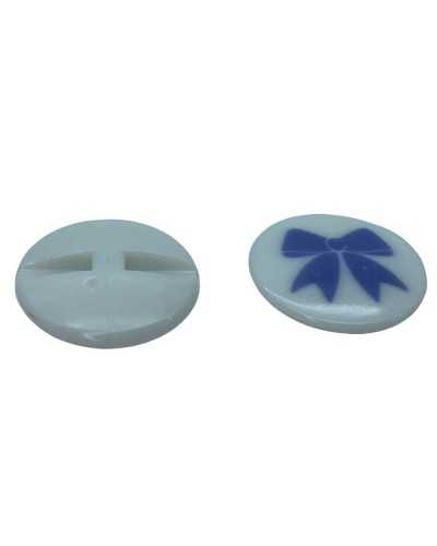 Bouton Effet Nacre Modèle Spampa Arc Laser Base Résine 23 Mm