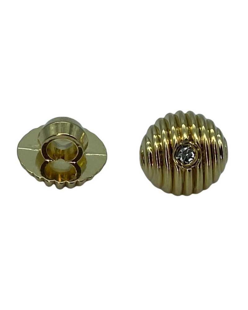 Ojal Resina Strass Ojal Tallo Brillante Trabajado Linea Horizontal 1 Cm