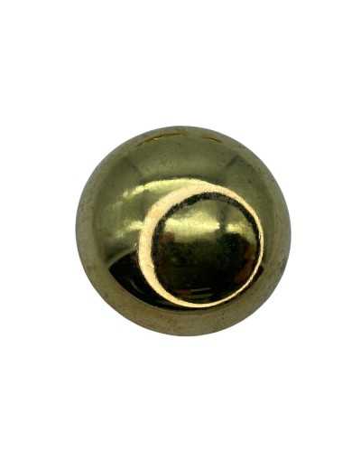 Rond Demi Perle Métal Rond Brillant Bouton Mess. 45 27x27mm