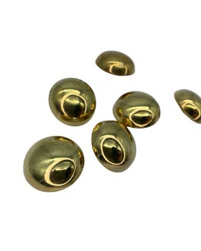 Rond Demi Perle Métal Rond Brillant Bouton Mess. 45 27x27mm