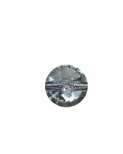 Resin Button Round Model Crystal Through Hole Back 28 Mm
