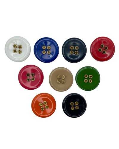Goldfarbener Polyester-Innenknopf x Mantel 28 mm