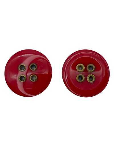 Bouton Interne Polyester Doré x Manteau 28 Mm