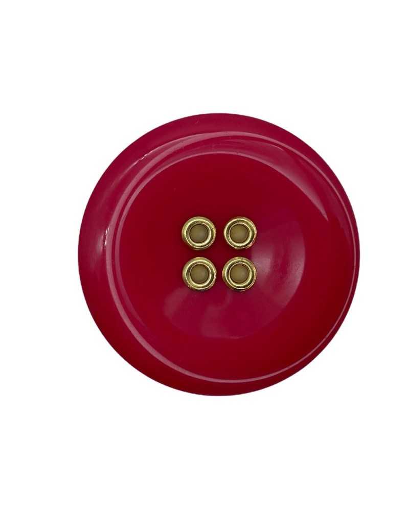 Bottone Poliestere 4 Buchi Oro x Giacca 33 Mm