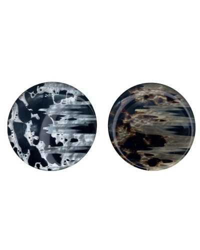 Fashion Jewel Button Elegant Flat Worked 45 Mm