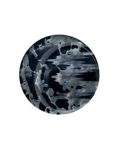 Bouton Bijou Fantaisie Elégant Plat Travaillé 35 Mm