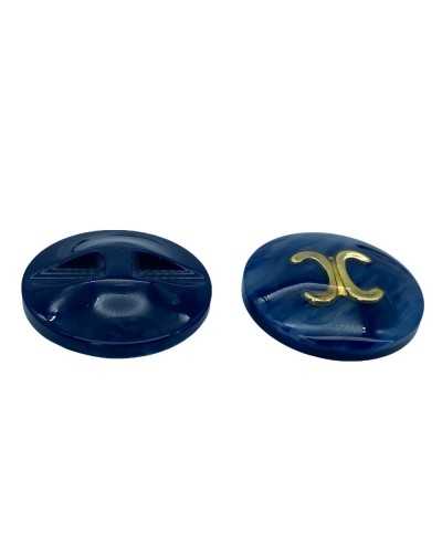 Bijou Bouton Nacre Or Travail Interne 27 Mm