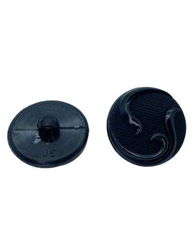 Abgerundeter, mit Knöpfen aus Kunstharz gearbeiteter Schaft, 23 mm