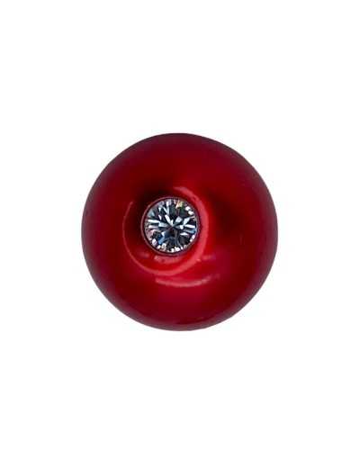 Botón Pequeño Botón Joya Punto De Luz Convexo Strass Cristal Cm 1,25