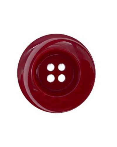 Bouton 4 Trous Rond Plat Brillant Effet Nacre Mm 34