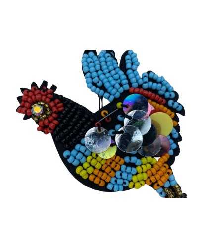 Aplicación Cuentas de gallo para coser Lentejuelas de diamantes de imitación Cm 7x6
