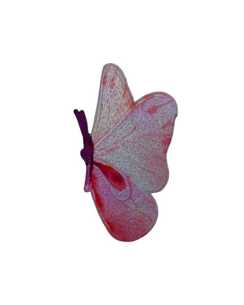 Right Application Pink Butterfly Iron-on Patch Adhesive Patch 45x80 Mm