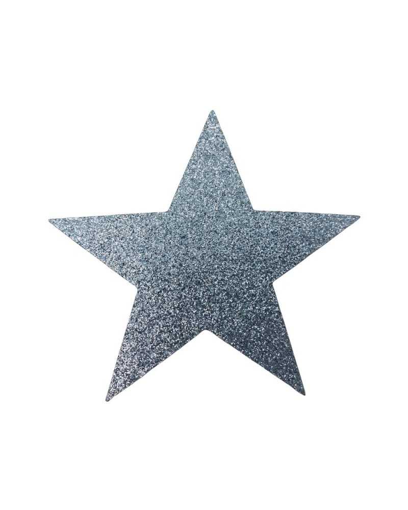 Application Thermoadhesive Adhesive Patch Marbet Glitter Lurex Star 88x88 Mm