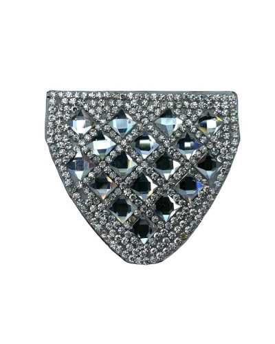 Thermo-adhesive Patch Shield Emblem Strass 45x5 Mm