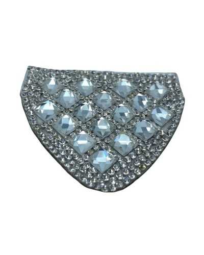 Thermo-adhesive Patch Shield Emblem Strass 45x5 Mm