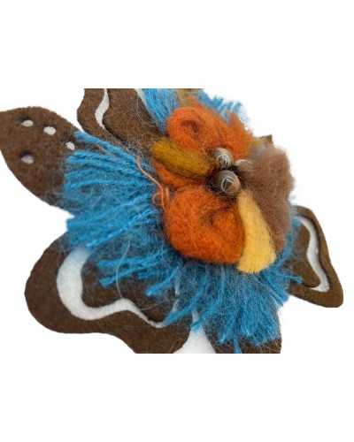 Application Iron-on Patch Cloth Carved Flower Pearls 16x14 Cm