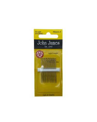 16 Sharps Sharps Handnähnadeln Größe 4 Point Three Star John James High 45 mm