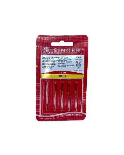 Singer Sewing Machine Needles 2020 808R Cotton Fabrics 110/18