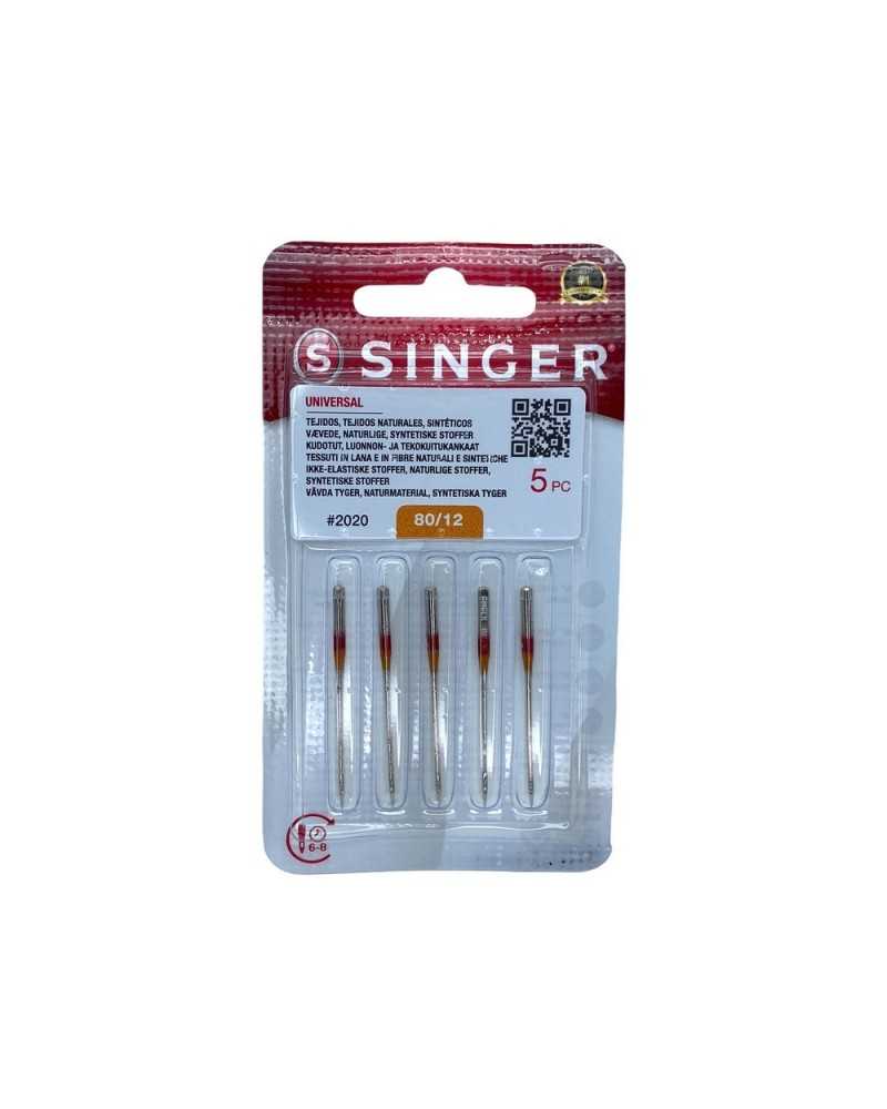 Singer Universal Needles 2020 80/12 Synthetic Wool Fabric Sewing Machine