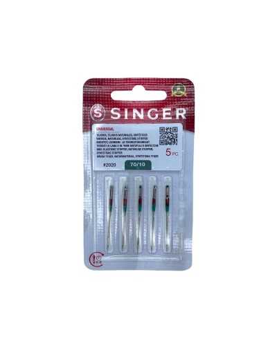 Singer Universal Needles 2020 70/10 Machine à coudre en tissu de laine synthétique