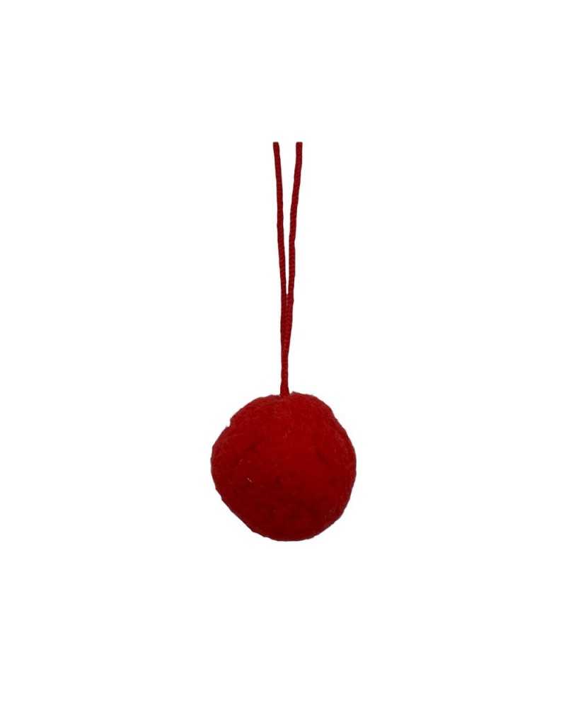 Nylon cloud pom pom bow cm 3,5