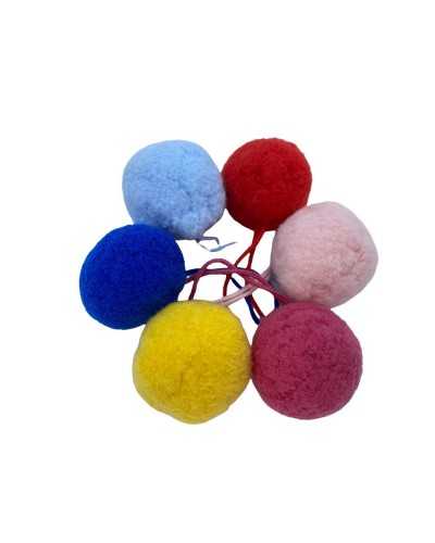Nylon-Wolken-Pom-Pom-Schleife cm 3,5