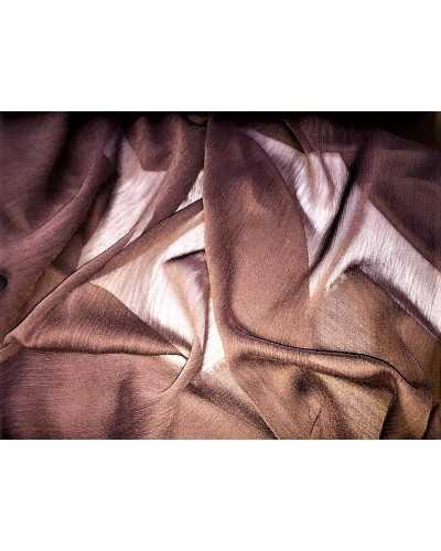 Einfarbiger, gekräuselter Georgette-Crepon-Stoff aus Polyester, 150 cm hoch