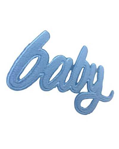 Thermoadhäsive Anwendung Samt-Stickerei-Patch Marbet Written Baby 100 x 55 mm