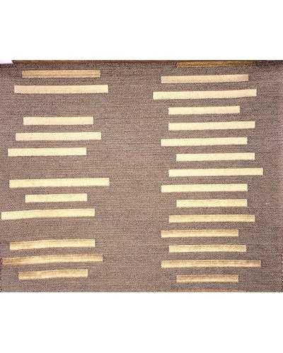 Damask fabric for upholstery coordinated apollo yarn-dyed border 280 cm high gold line