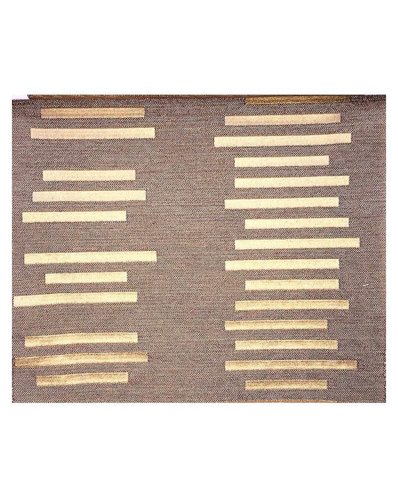Damask fabric for upholstery coordinated apollo yarn-dyed border 280 cm high gold line
