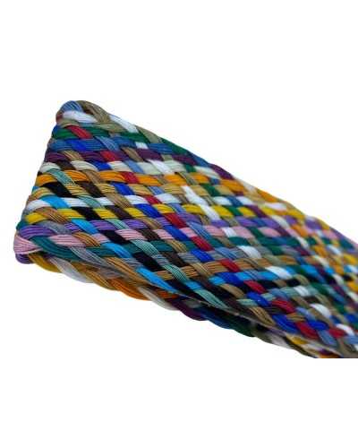 Bricolage de raccommodage de fil de tresse de coton multicolore
