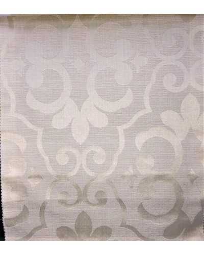 Tapizado en tejido damasco coordinado hilo apolo teñido color crema alto 280 cm línea oro