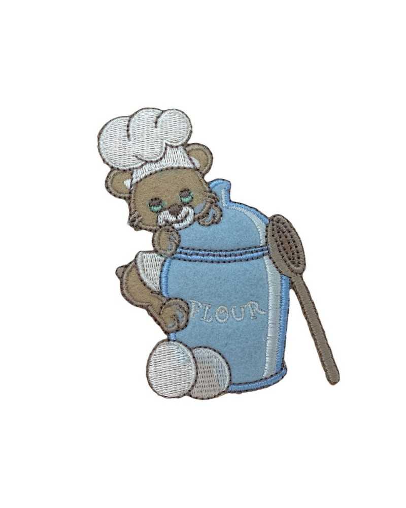 Thermoadhäsive Anwendung Baby Chef Cook Mickey Ladle Velvet Nudelholz 8 cm