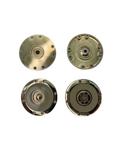 Automatic Press Stud Sewable Gold Steel Large Round Model 3.2 Cm