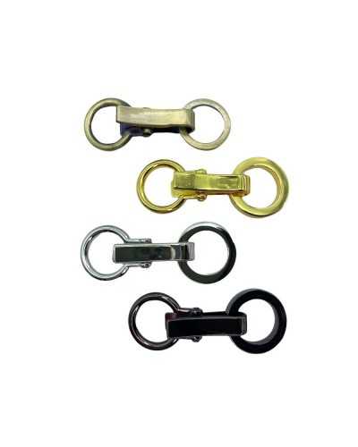 Toggle Hook Round Metal Carabiner for Fur Jacket 6x2,5 Cm