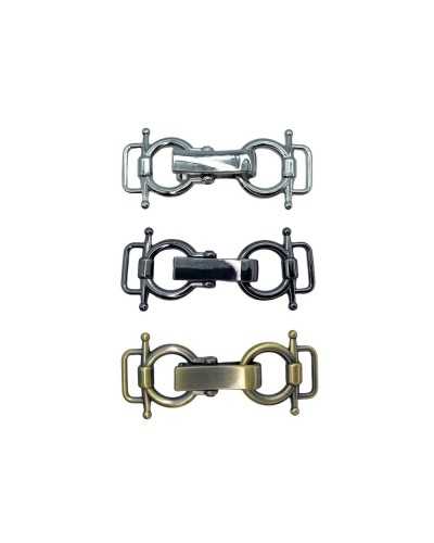 Toggle Hook Round Metal Carabiner for Fur Jacket 7x3 Cm