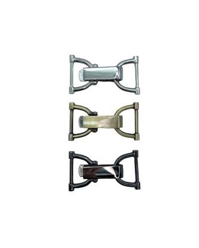 Alamaro Gancio Metallo Lucido Lungo 7 Cm