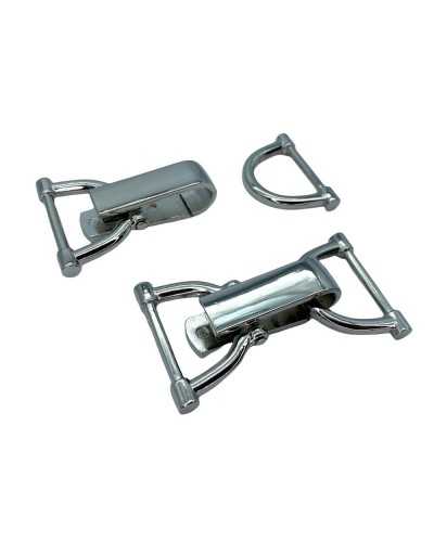 Alamaro Gancio Metallo Lucido Lungo 7 Cm