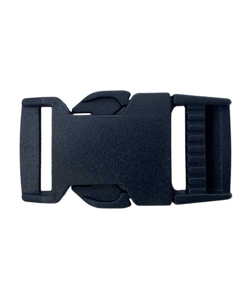 Boucle Plastique noir taille 9x6 cm