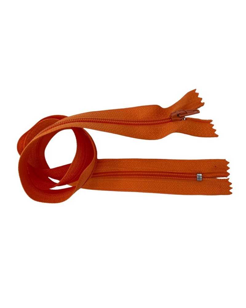 Fixed Zip Plastic Zipper Metal Cursor 60 CM