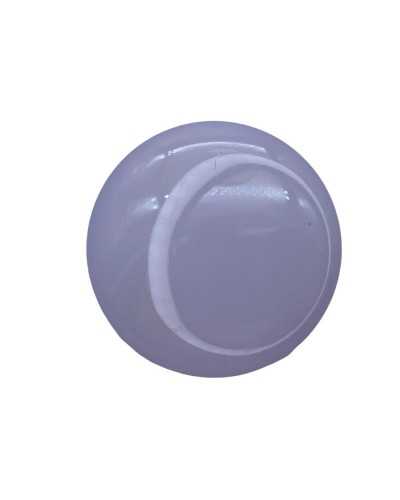Bouton Rond Résine Brillante Demi Perle Taille 36 - 28 Mm