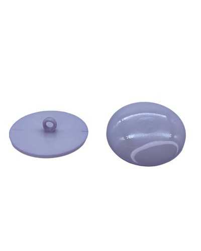 Half Pearl Round Glossy Resin Button Size 36 - 28 Mm