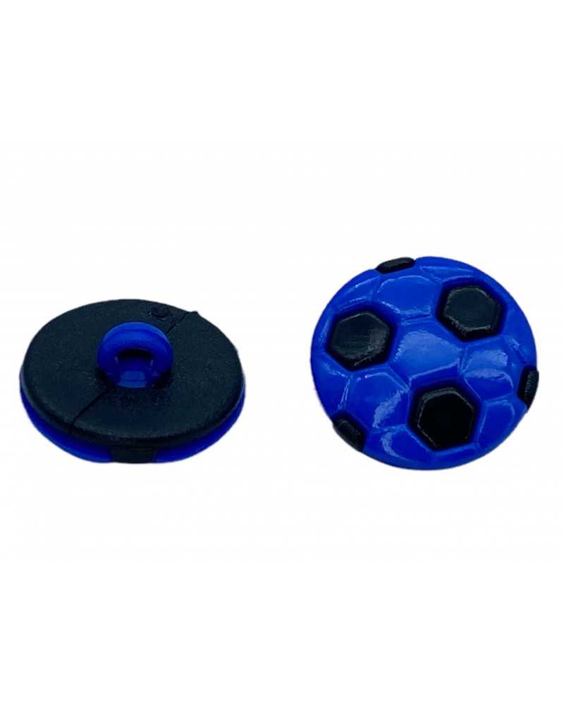 Two-tone Resin Baby Hat Button Buttonhole Stem 18x11 Mm